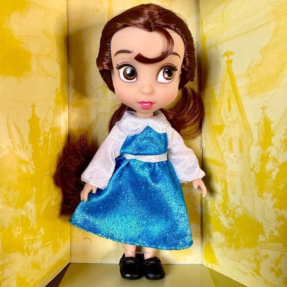 NEW Belle Beauty & The Beast Mini Doll 2023 Disney Animators Collection 5'' NWOP - Picture 1 of 5